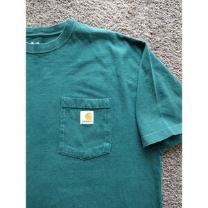 Carhartt Classic Pocket T Shirt Men Sz L Fade Worker Hip Hop Skater Gorpcore